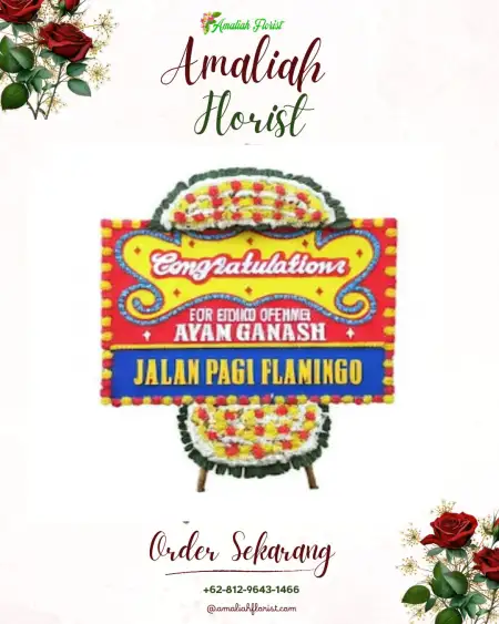 Sewa Papan Bunga Bumi Dipasena Agung
